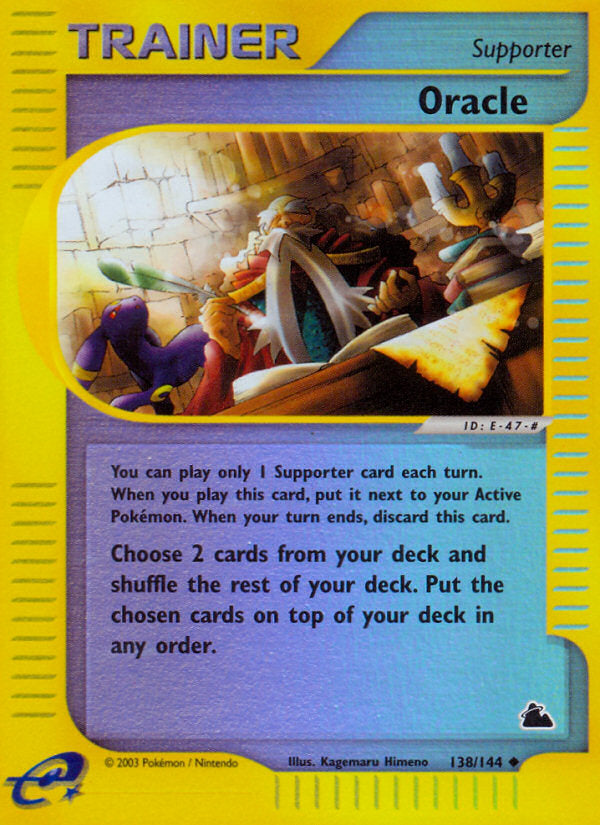 E-Series Skyridge Oracle #138/144 reverse holo